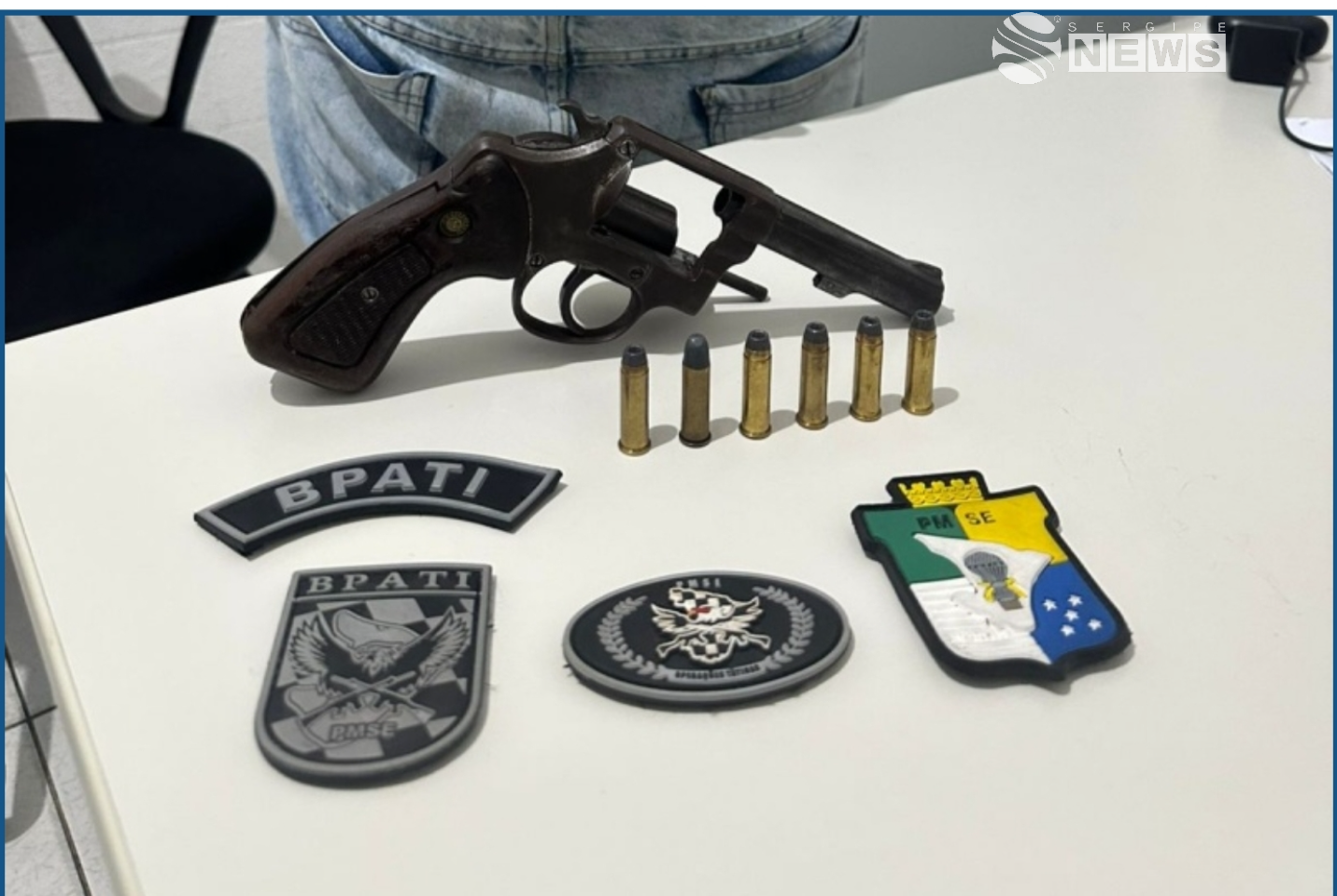 PM prende homem por porte ilegal de arma de fogo em Rosário do Catete