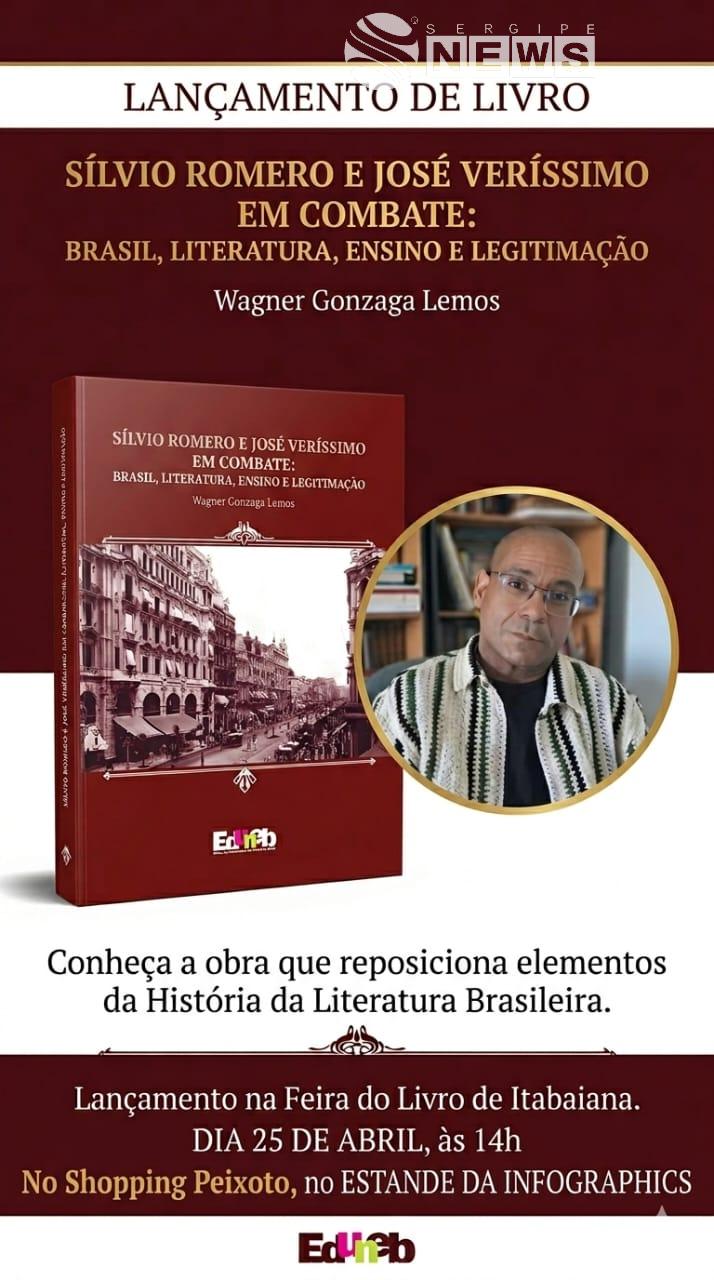 Lançamento de livro na feira do livro em Itabaiana-SE 